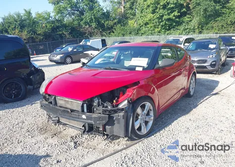 2013 Hyundai Veloster Base W/Gray z USA, uszkodzony, nr VIN KMHTC6ADXDU128703